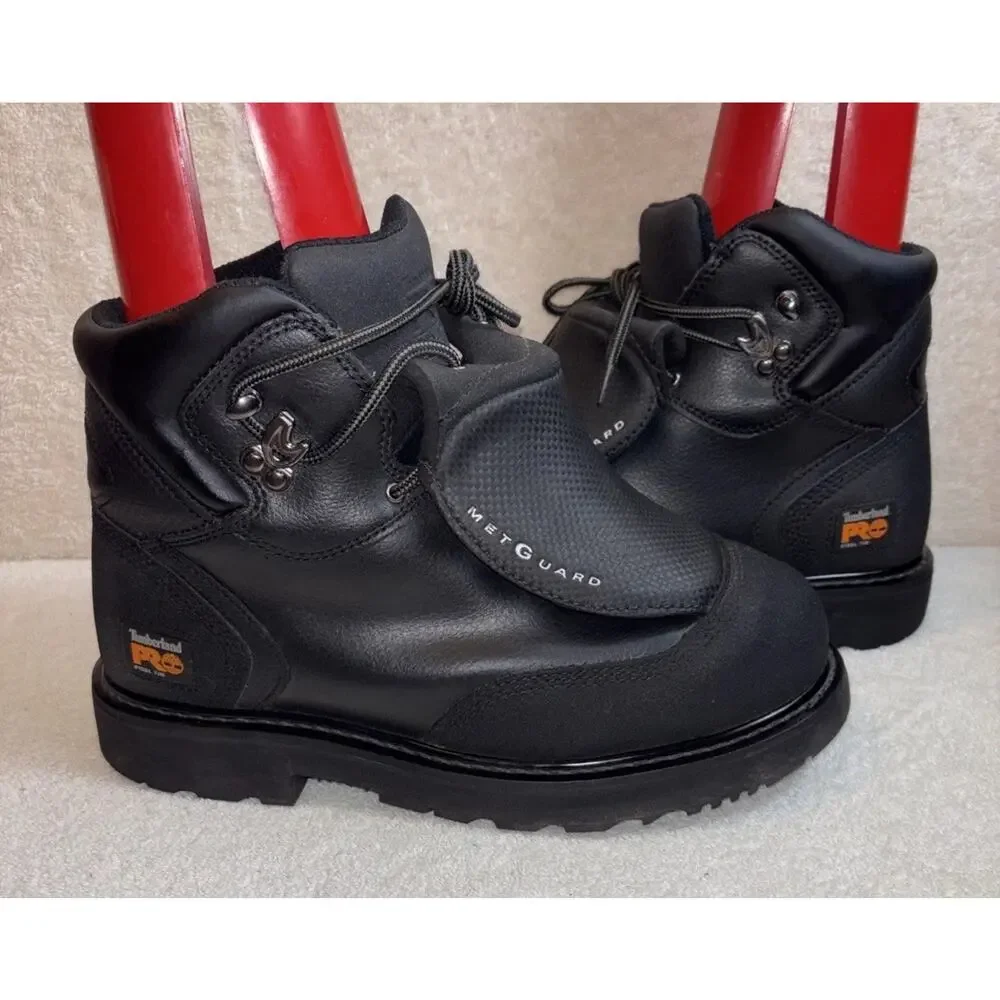 Timberland Pro External Met Guard Steel Toe Boots Black 6